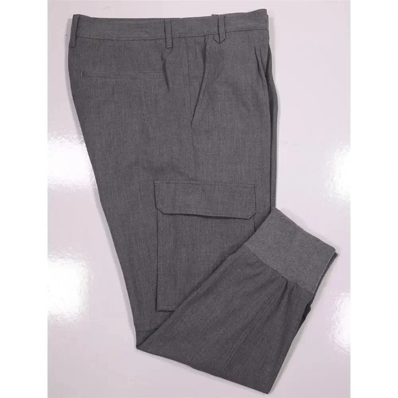 Hugo Boss Current Glavin Light Gray Tapered Fit Joggers Cargo Pants 30 - Picture 4 of 12